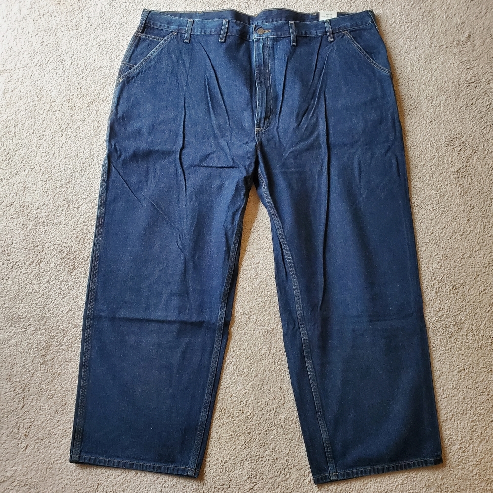 Carhartt Men's Washed-Denim Work Dungaree
